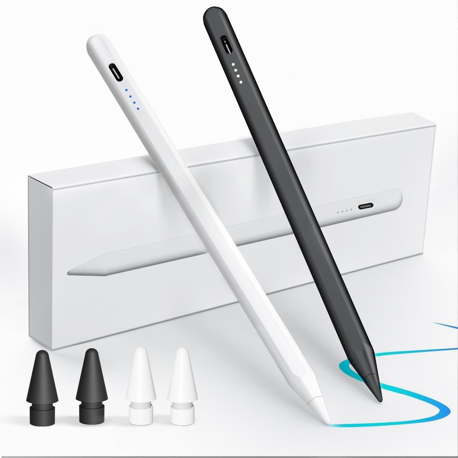 Inesore 2 Pack Fast-Charge Stylus for iPad Pro & More