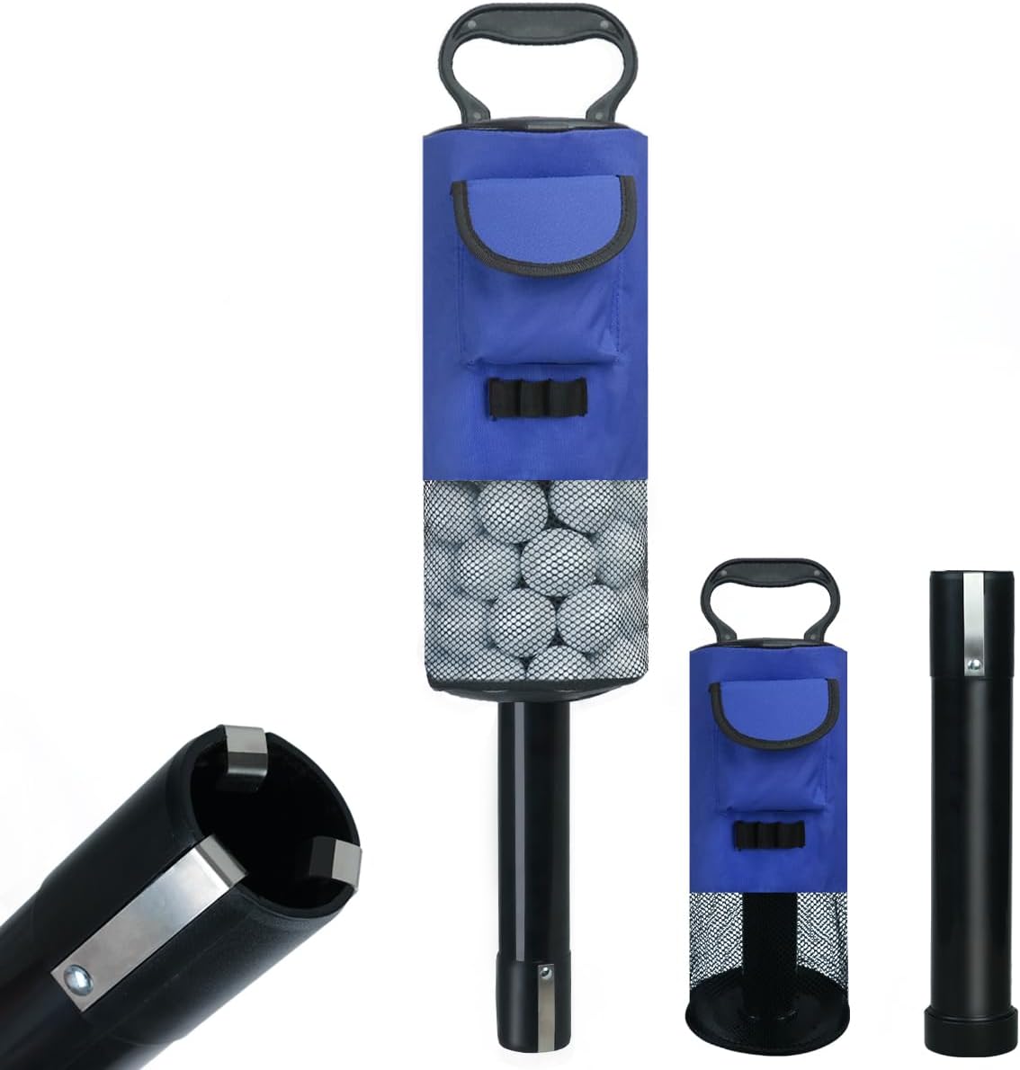 Portable Golf Ball Retriever with Shag Bag