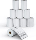 4x6 Direct Thermal Shipping Labels - 10 Rolls of 250, Perforated