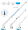 Electric Spin Scrubber Cordless Power Brush - Easy Bathroom Cleaning
