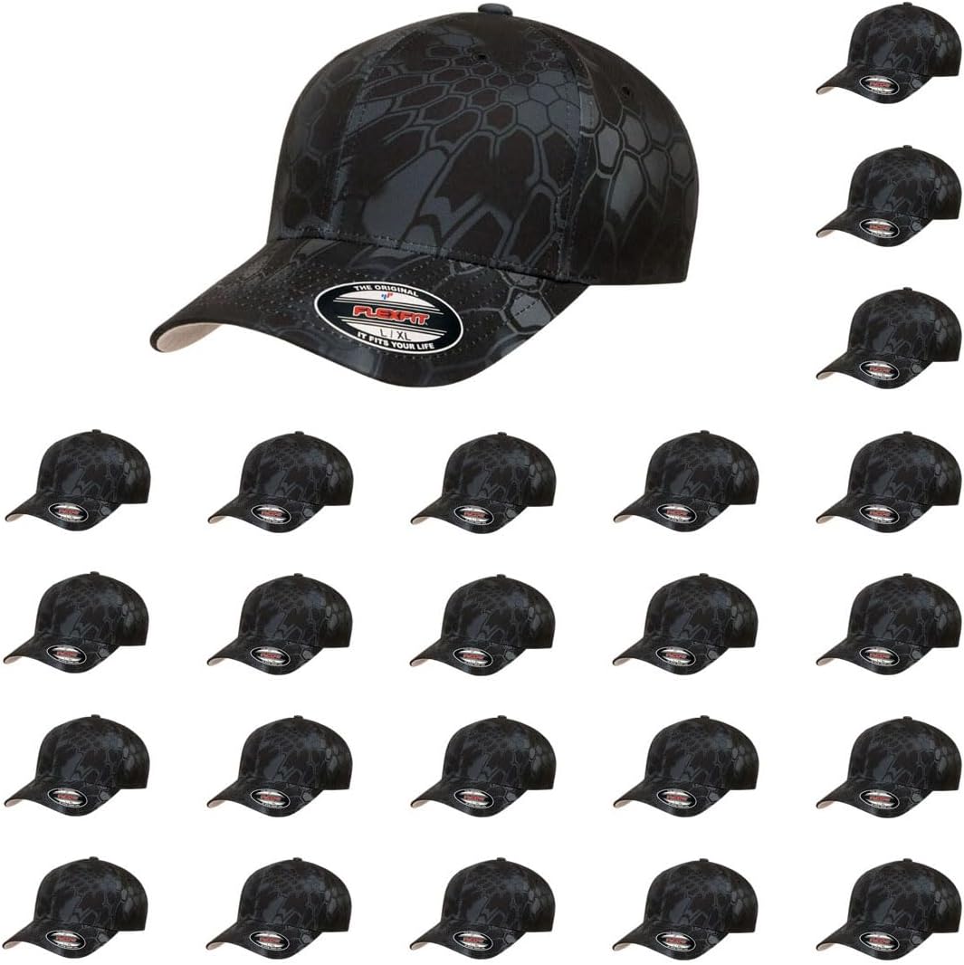 Flexfit Wooly Combed Premium 6-Panel Baseball Cap for Comfort
