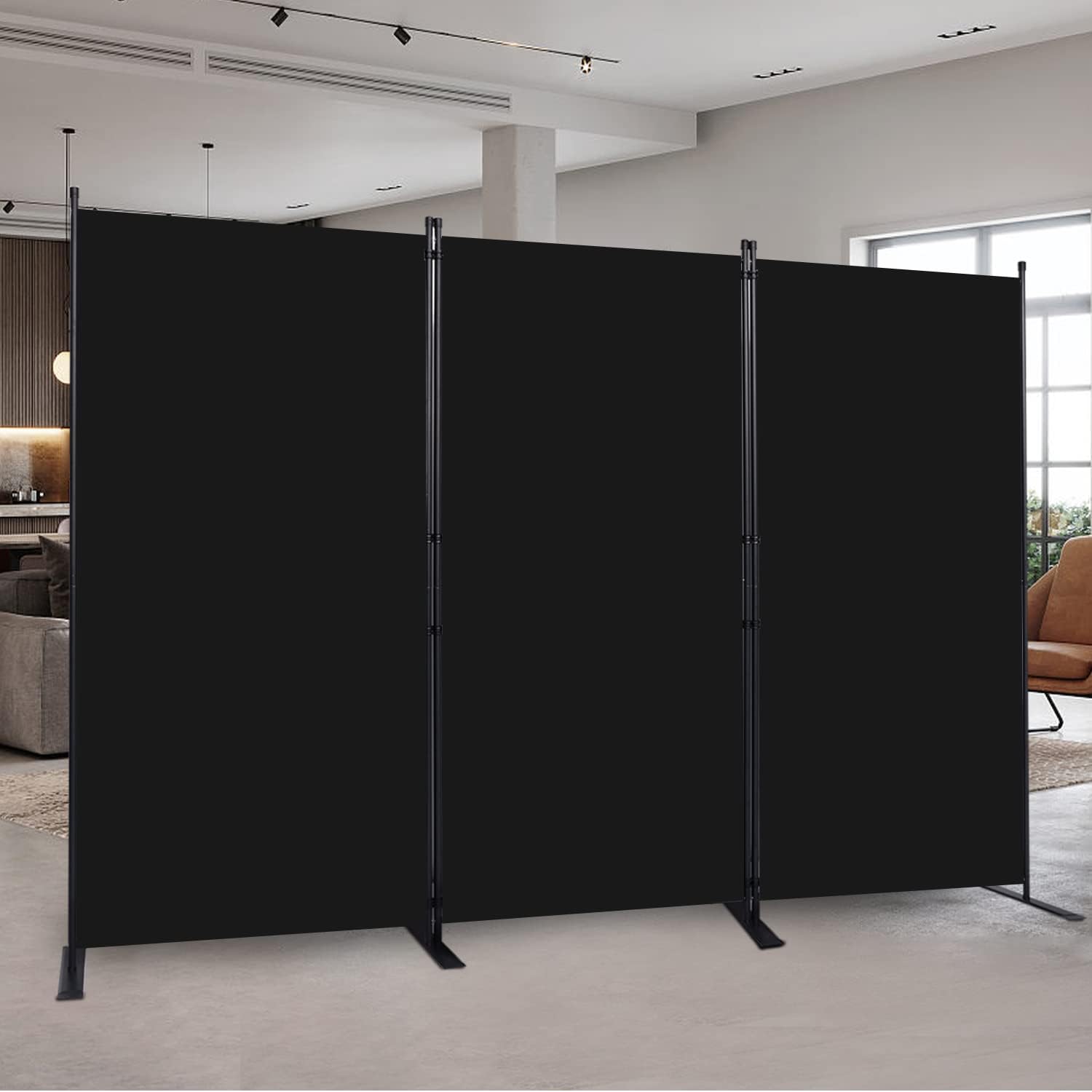 Portable Room Divider 6FT Folding Privacy Screen for Any Space