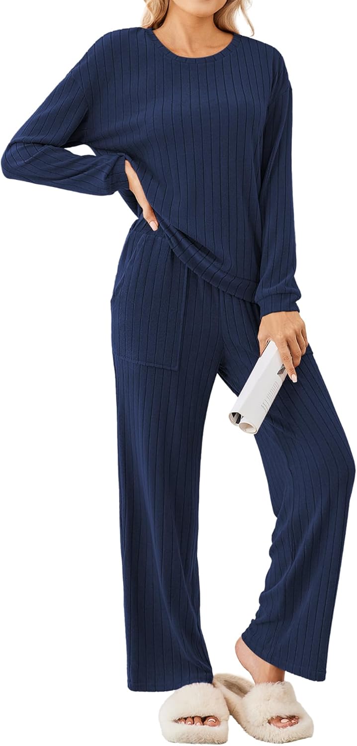 Ekouaer Womens Pajama Sets Soft Sleepwear for Cozy Nights