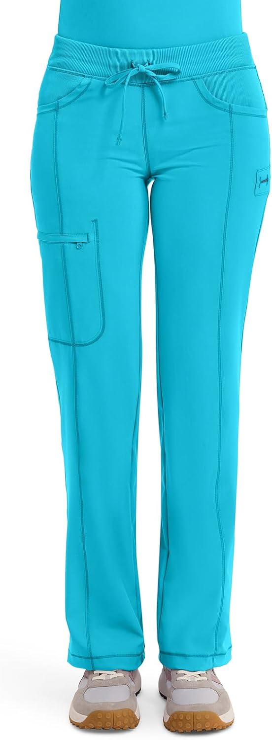 Cherokee Infinity Women Scrubs Pant Low Rise Straight Leg Drawstring