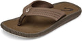 Ulele Men's Beach Sandals - Water Resistant Arch Support Flip Flops