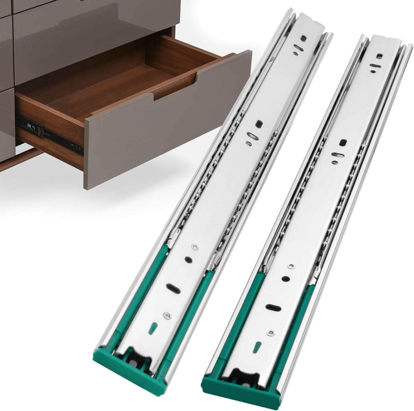 22 Inch Soft Close Drawer Slides for Smooth and Quiet Operation