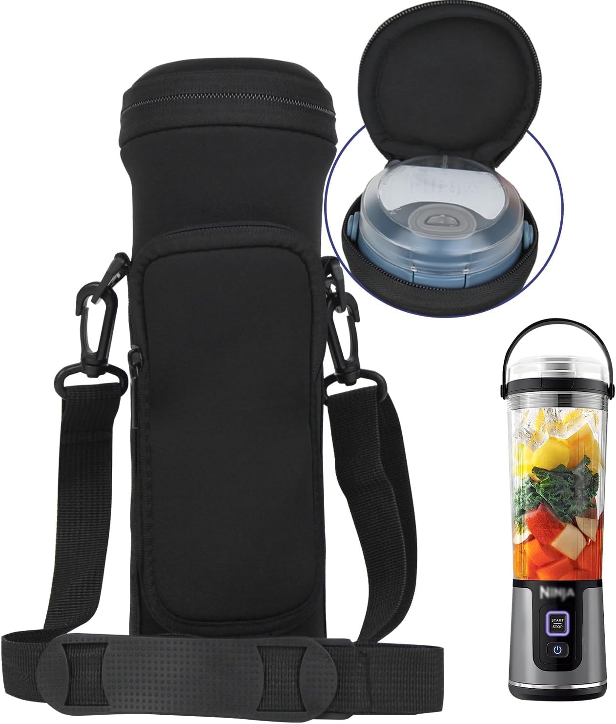 Ninja BC151 Portable Blender Travel Bag - On-The-Go Convenience!