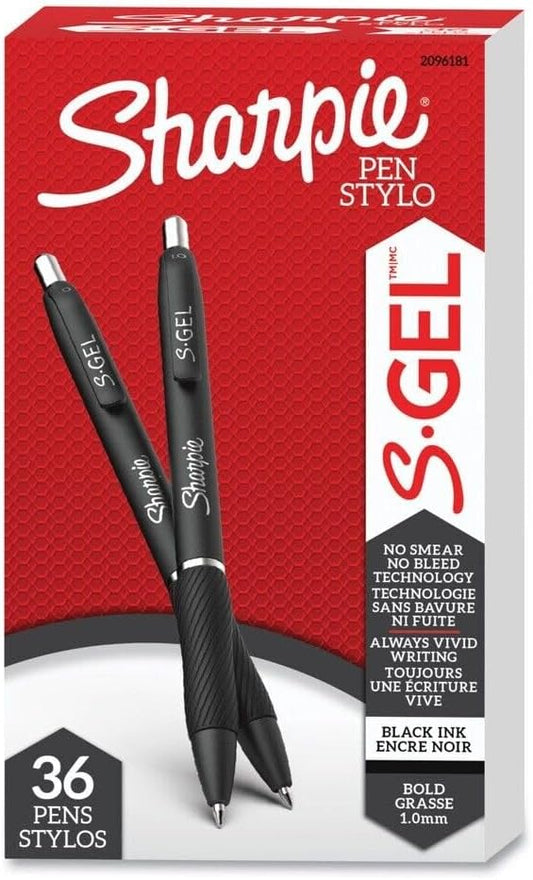 SHARPIE S-Gel Bold Point Gel Pens for Smooth Writing Experience