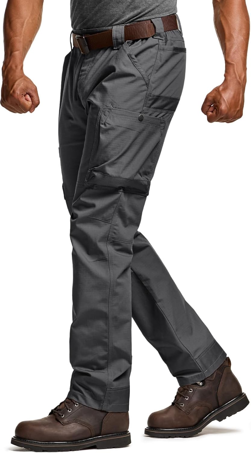 CQR Men's Quick Dry Work Pants for Tactical Outdoor Activities