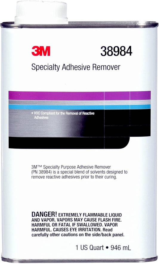3M Specialty Adhesive Remover for Easy Residue Removal 1 Quart