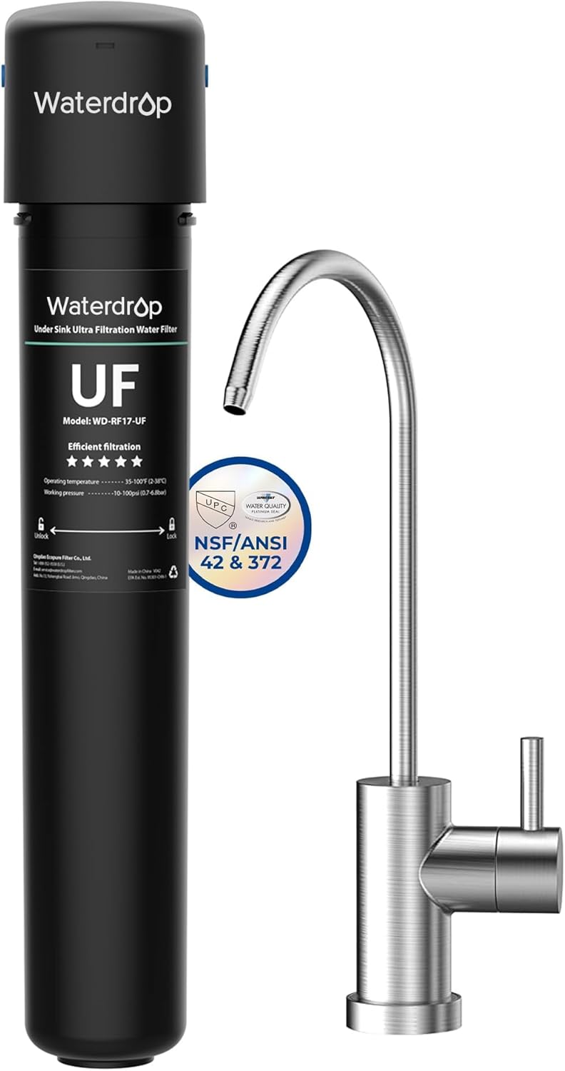 Waterdrop 17UB-UF Ultra Filtration Under Sink Water Filter System