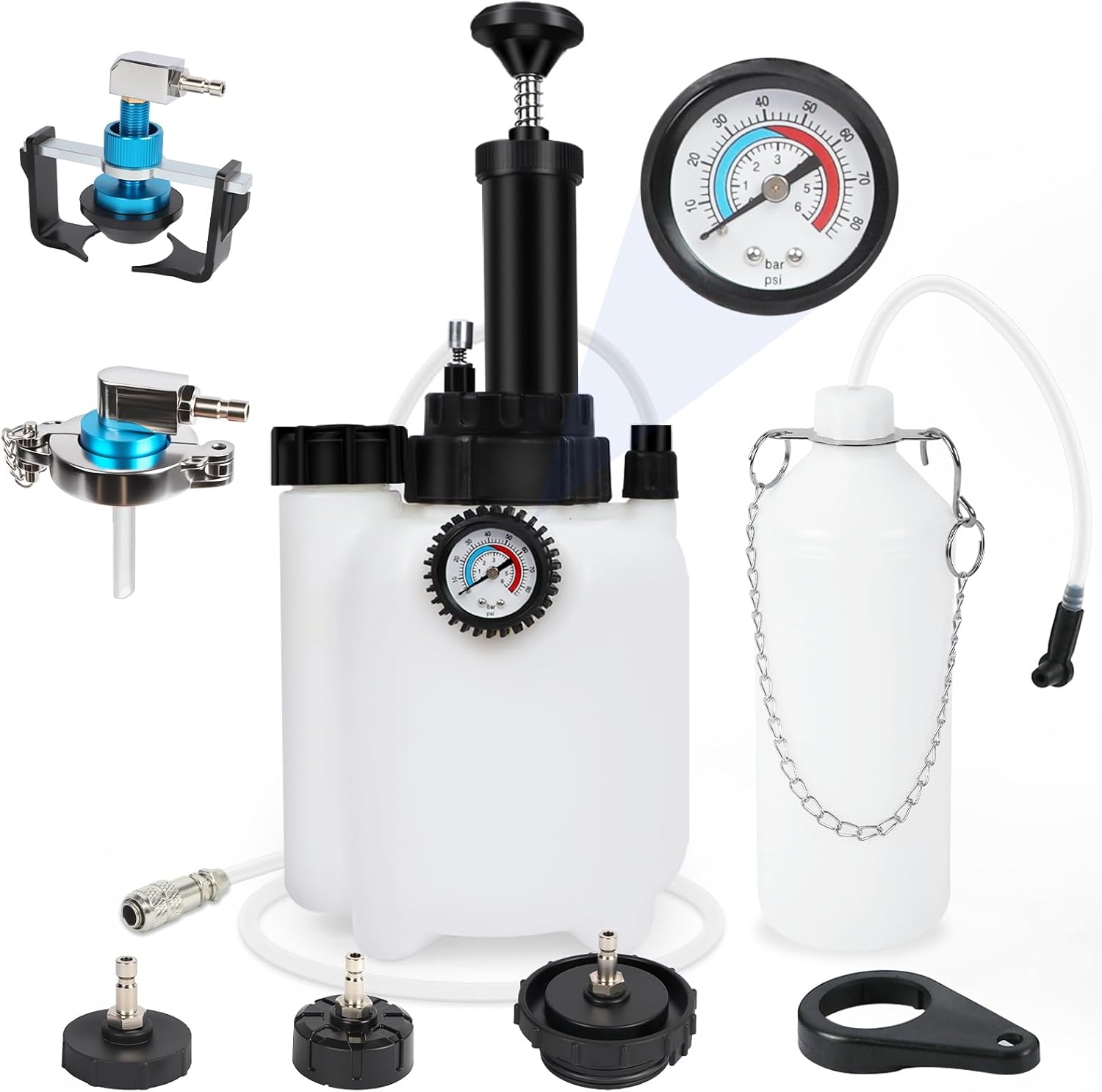 3L Brake Bleeder Kit for All Vehicles - One Man Operation Tool