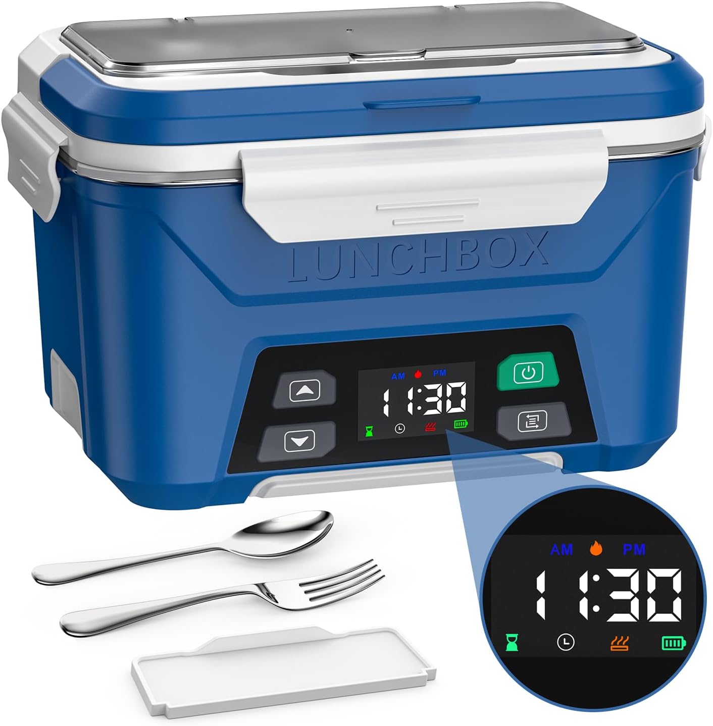 Cordless Electric Lunch Box for Adults with Automatic Heating