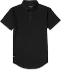 Men's Drop-Cut Polo Collared Casual Shirt - Wrinkle Resistant