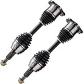 4WD Front CV Axle Shafts Pair for Chevy GMC 6-Lug Models