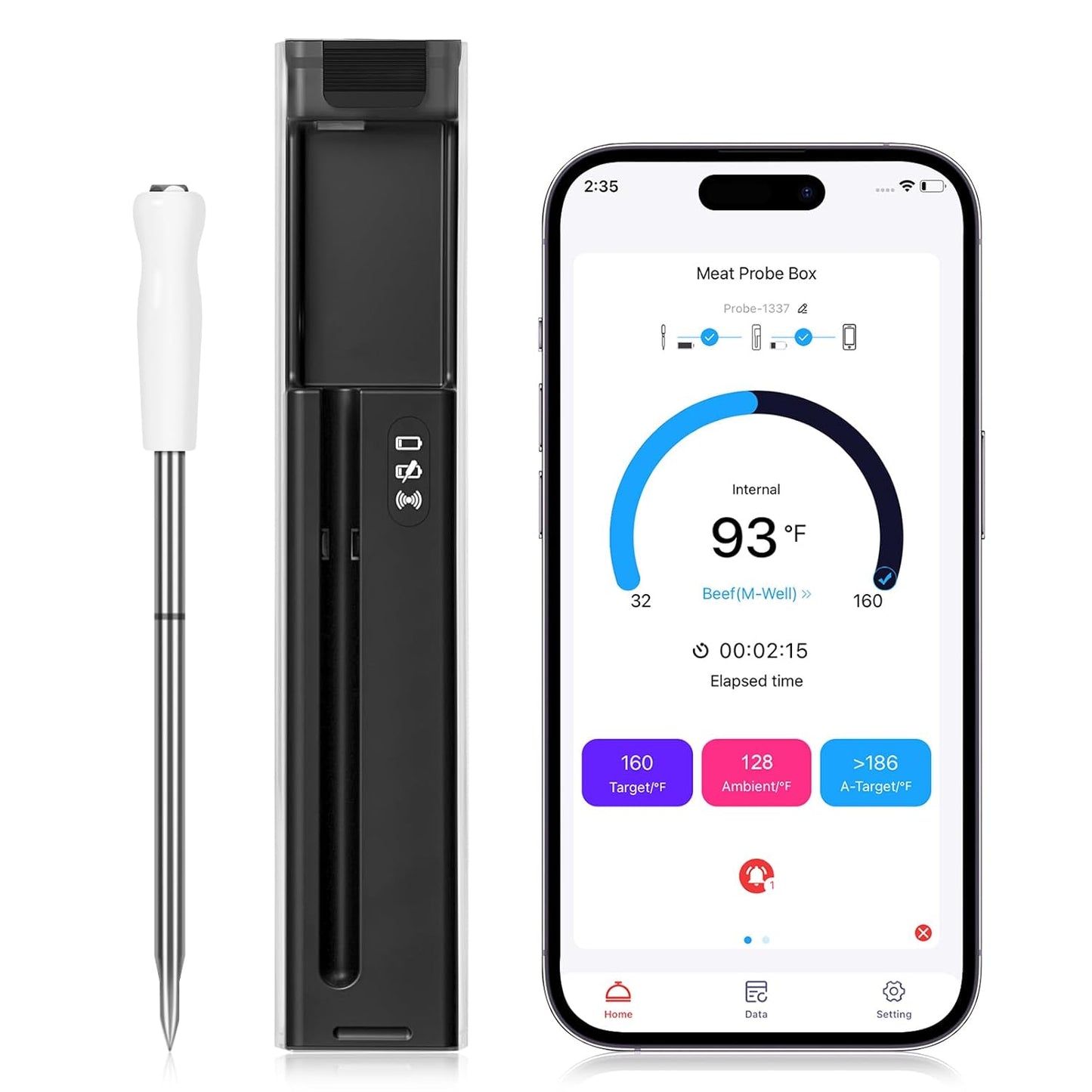 riida Wireless Smart Meat Thermometer