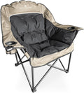 Oversized Camping Chair for Adults 400lb Capacity - Plush Outdoor Seat