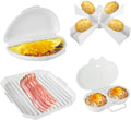 4Pc Microwave Cookware Set | BPA Free | Heat Resistant | Dishwasher Safe | Home Kitchen Helper