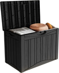 50 Gallon Heavy Duty Outdoor Deck Box with Lockable Lid - Waterproof