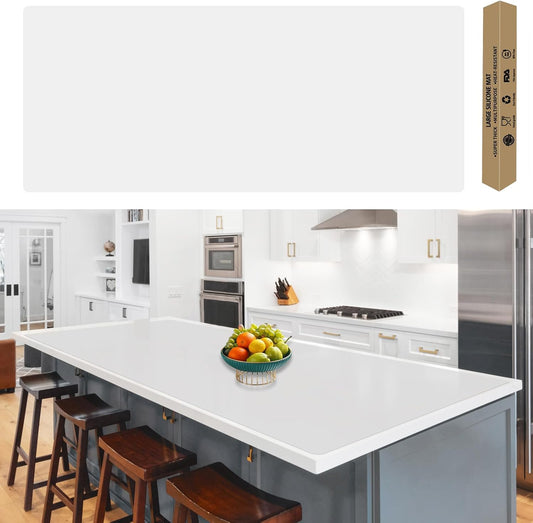 Extra Large Silicone Mat for Kitchen Counter - 120in x 24
