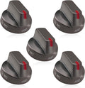 Samsung Stove Knobs Replacement for Black Stainless Steel - Upgraded