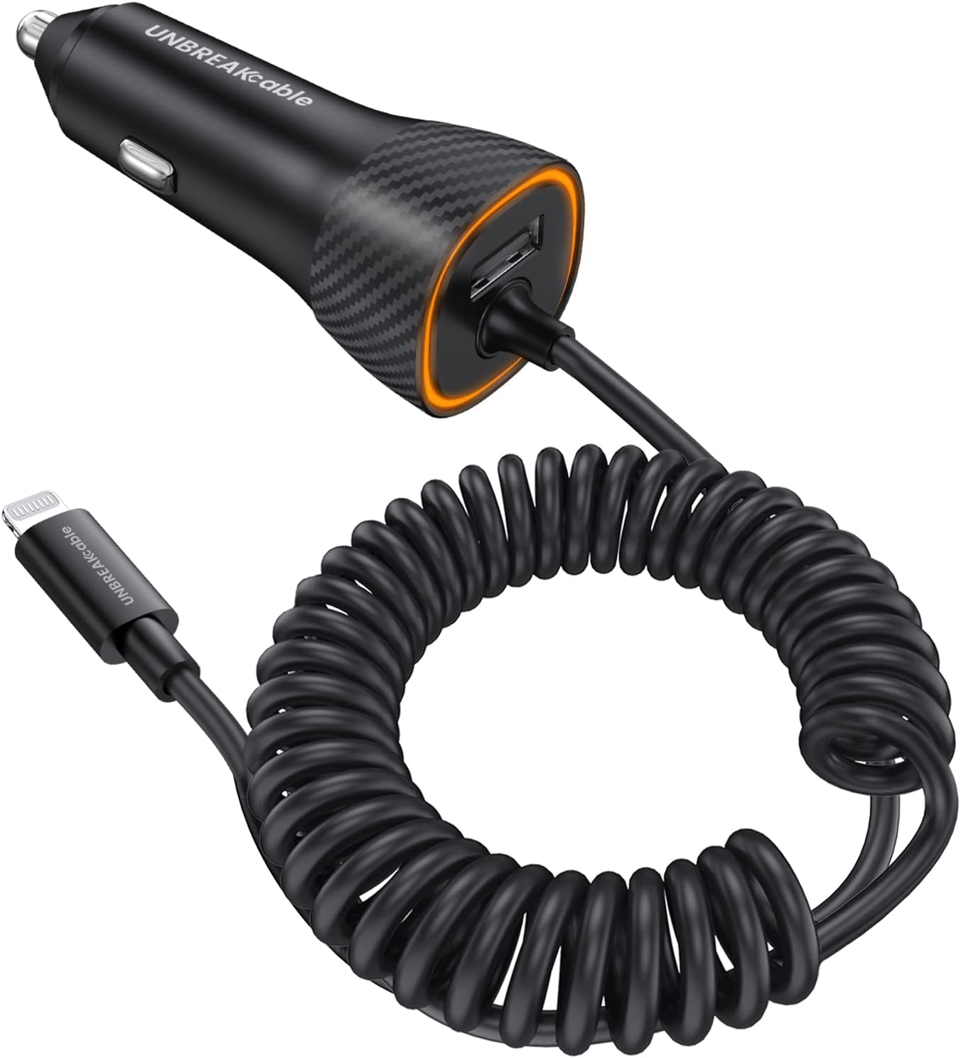 Fast Charge iPhone Car Charger by UNBREAKcable