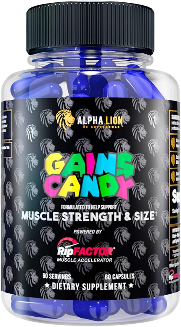 Gains Candy RipFACTOR Supplement for Muscle Growth & Strength