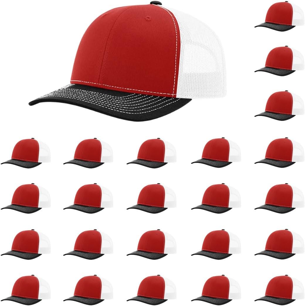 Richardson 112 Classic Six-Panel Adjustable Snapback Trucker Cap