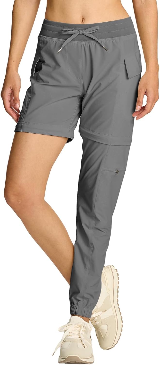 Smawell Women's Convertible Hiking Pants for Outdoor Adventures