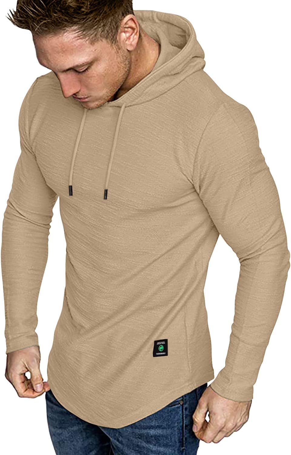Aiyino Men's Sport Hoodie | Lightweight & Stylish