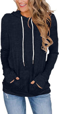 Women's Long Sleeve Hoodies Pullover Casual Tunic with Pocket