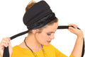 BoboBand Big Black Volume Non-Slip Headband - Velvet Lift