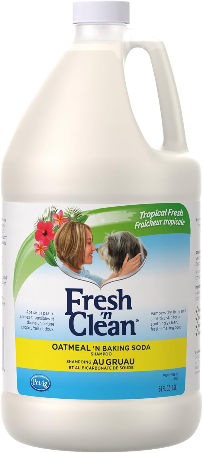 Fresh n Clean Oatmeal n Baking Soda Shampoo for Dogs 64 oz