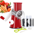 Rotary Cheese Grater Hand Crank - Fast Fresh Shredding for Home Cooks