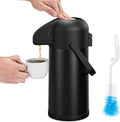 Airpot Coffee Carafe for Keeping Hot or Cold Beverages Fresh