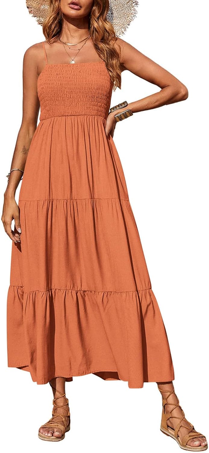PRETTYGARDEN Women's Summer Maxi Dress for Casual Beach Wear