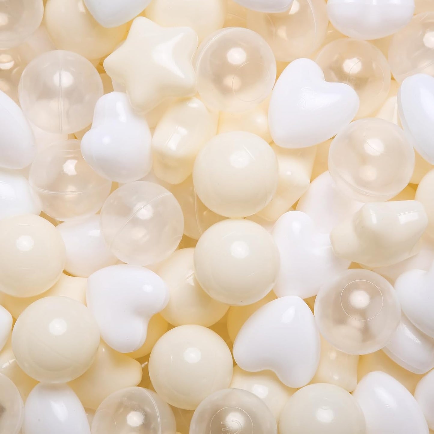 GOGOSO Ball Pit Balls for Toddlers, Stars and Hearts Shapes