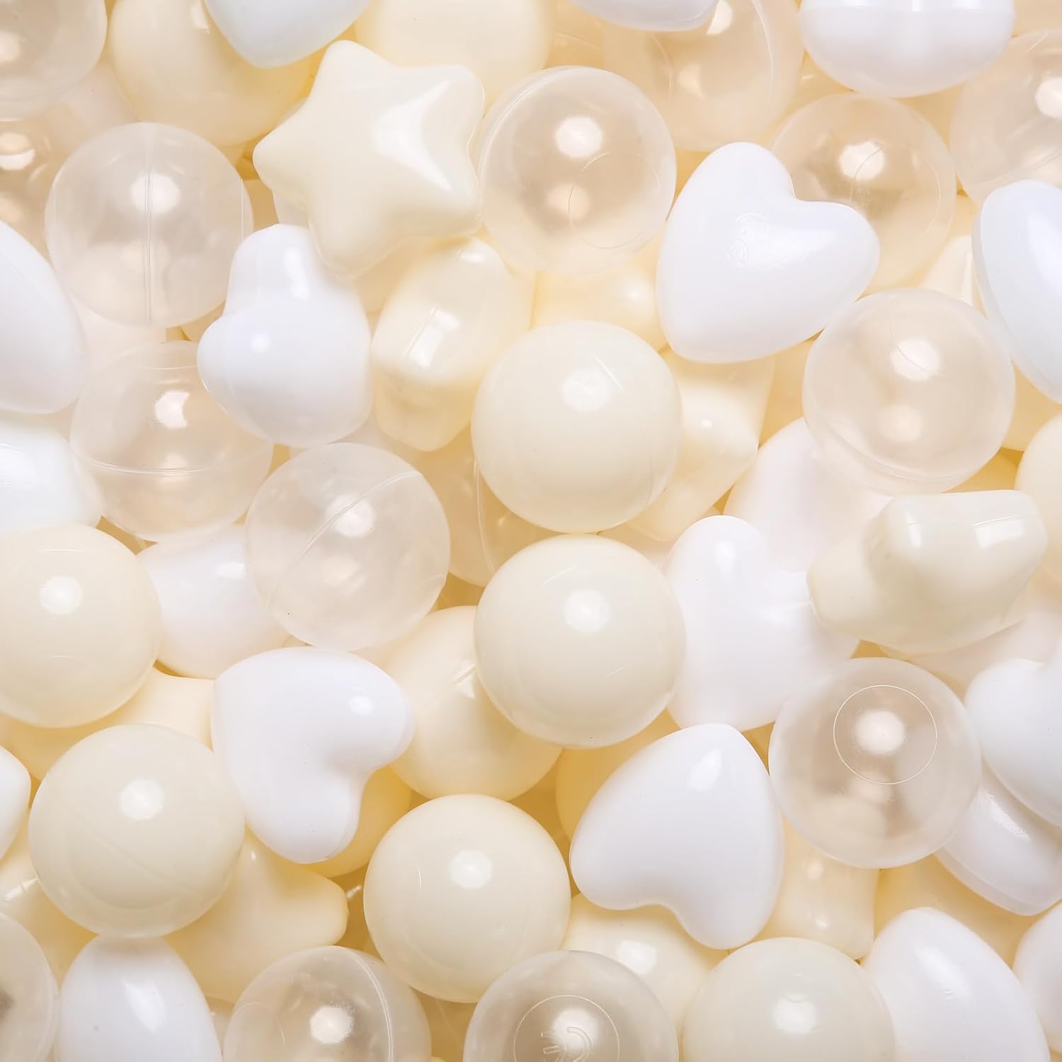 GOGOSO Ball Pit Balls for Toddlers, Stars and Hearts Shapes