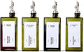 Olive Oil Dispenser Bottle Set 16.9oz - UV-Safe Glass Pourers