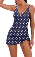One Piece Swimdress Swimsuit for Women - Tummy Control Skirt B2prity