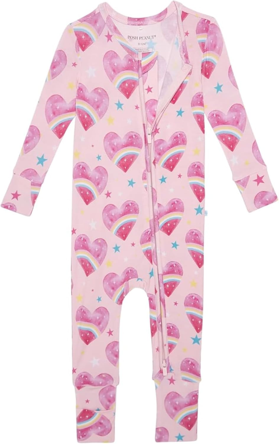 Posh Peanut Convertible Baby Sleepers - Footless Pajamas for Girls