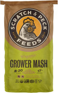 Scratch and Peck Whole Grain Grower Mash - Corn & Soy Free 17% Protein