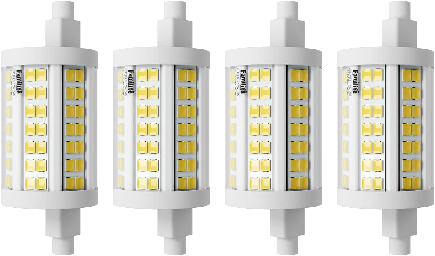 R7S LED Bulb 78MM, 15W Dimmable Replacement for Halogen
