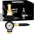 RX WELD Helium Balloon Filler Regulator CGA580 - 0-3000 PSI