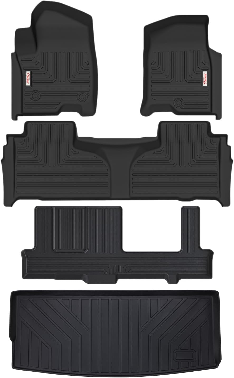 Custom Fit Tesson Floor Mats for Chevy Tahoe and GMC Yukon 2021-2026