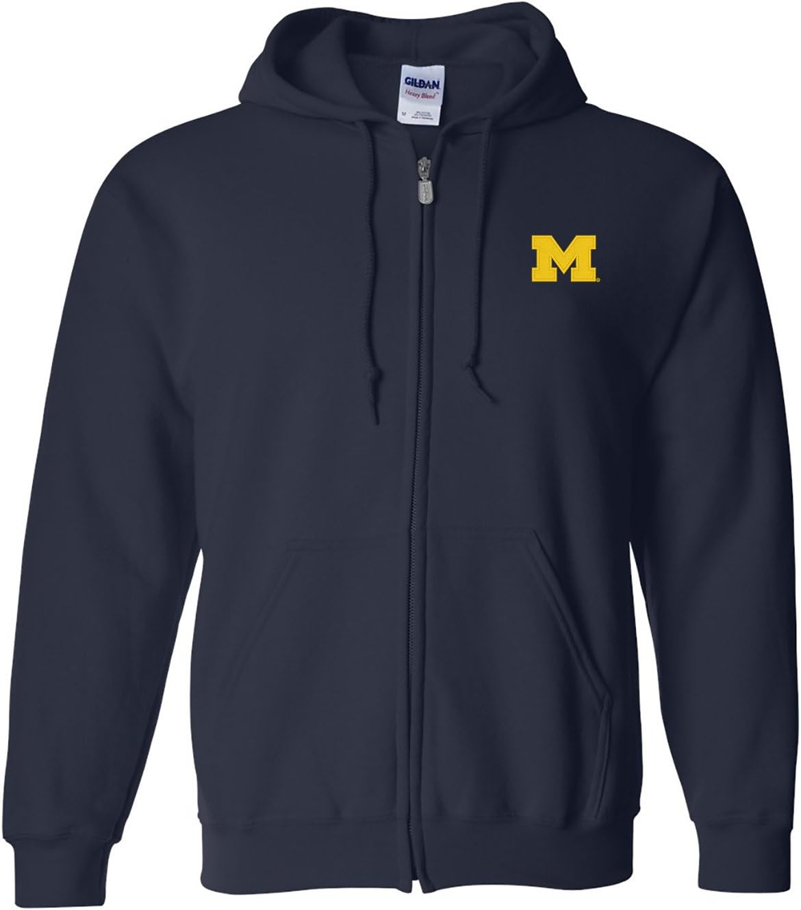 UGP Campus Apparel NCAA Full Zip Hoodie for Michigan Fans