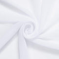 Polyester Chiffon Sheer Lightweight 60 in Fabric by the Yard - White