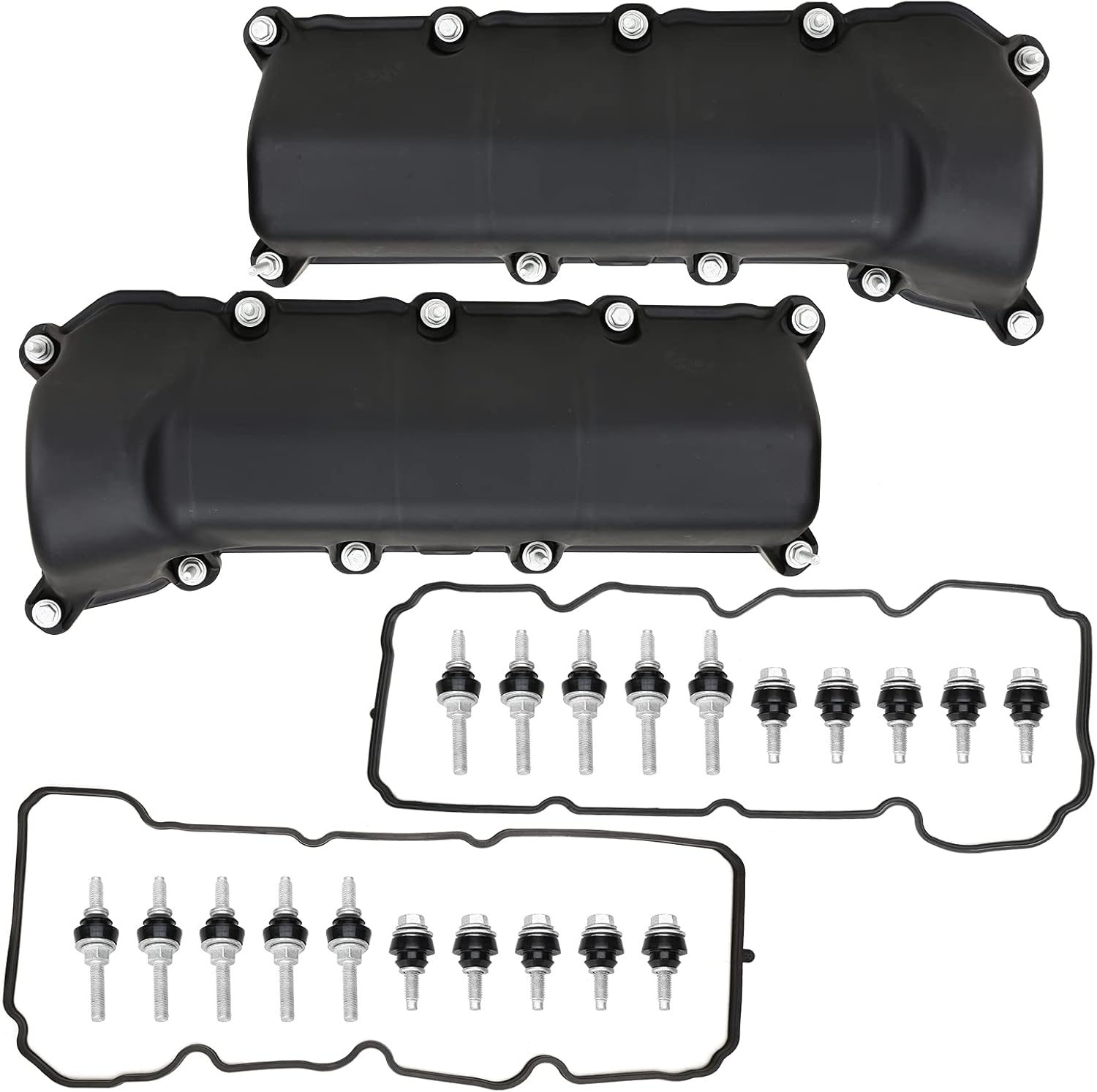 MITZONE Engine Valve Covers with Gasket Bolts for Dodge Jeep
