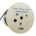 Cat6 Outdoor Direct Burial 1000ft - 23AWG Solid Copper, 550MHz