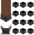 Protect Floors with HARSKIYER 1.5 Rubber Chair Leg Caps